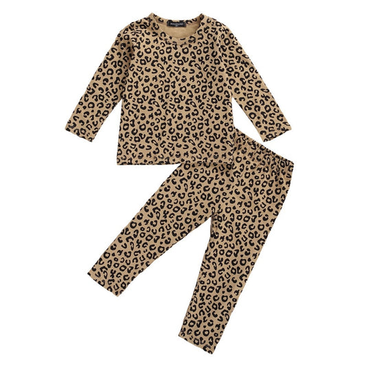 Leopard Pajamas Set
