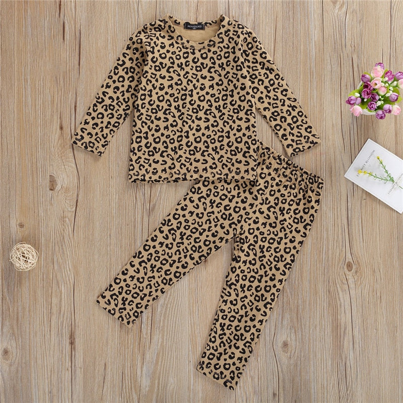 Leopard Pajamas Set